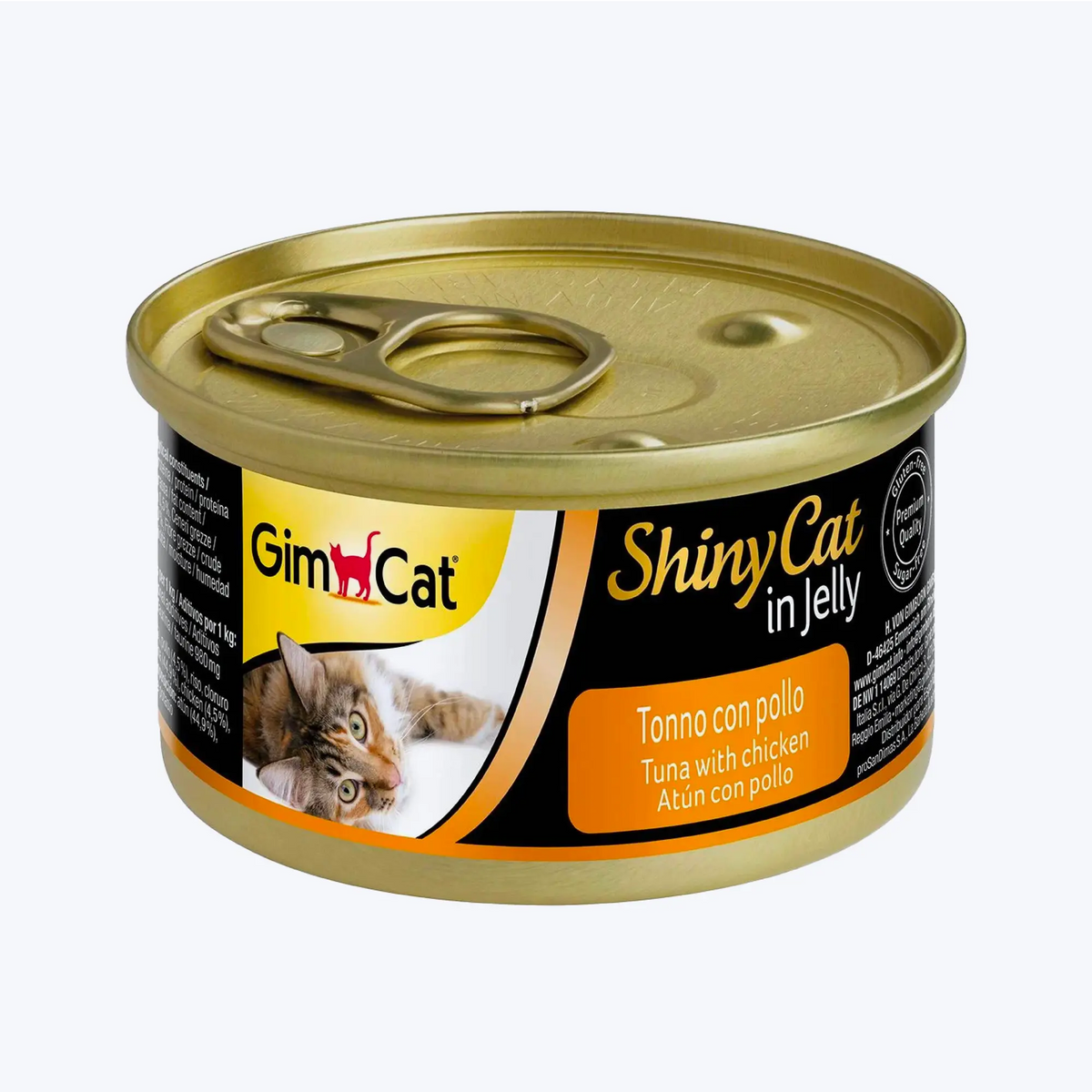 GimCat Shinycat Tuna Balıklı Tavuklu Konserve Kedi Maması