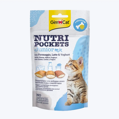 GimCat Nutripockets Kedi Ödülü Junior Mix