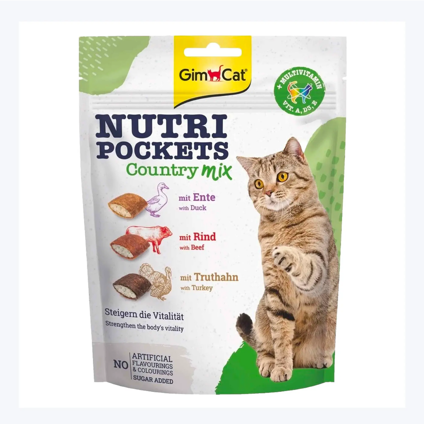 GimCat Nutripockets Kedi Ödülü Country Mix 150 Gr