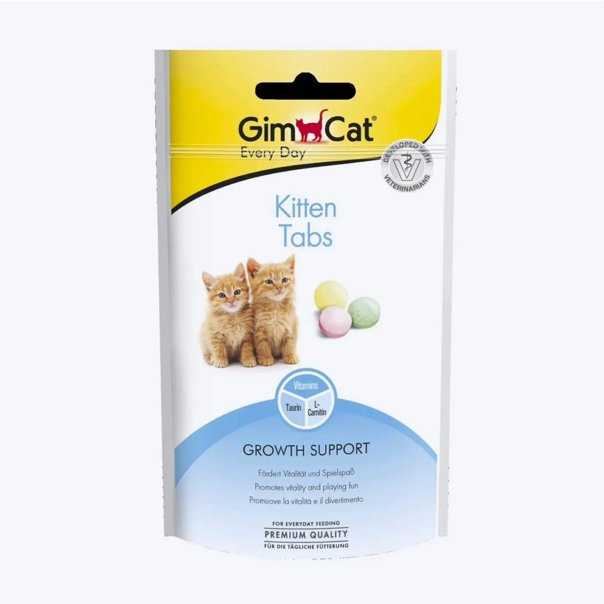 GimCat Kitten Tabs Yavru Kedi Ödül Tableti