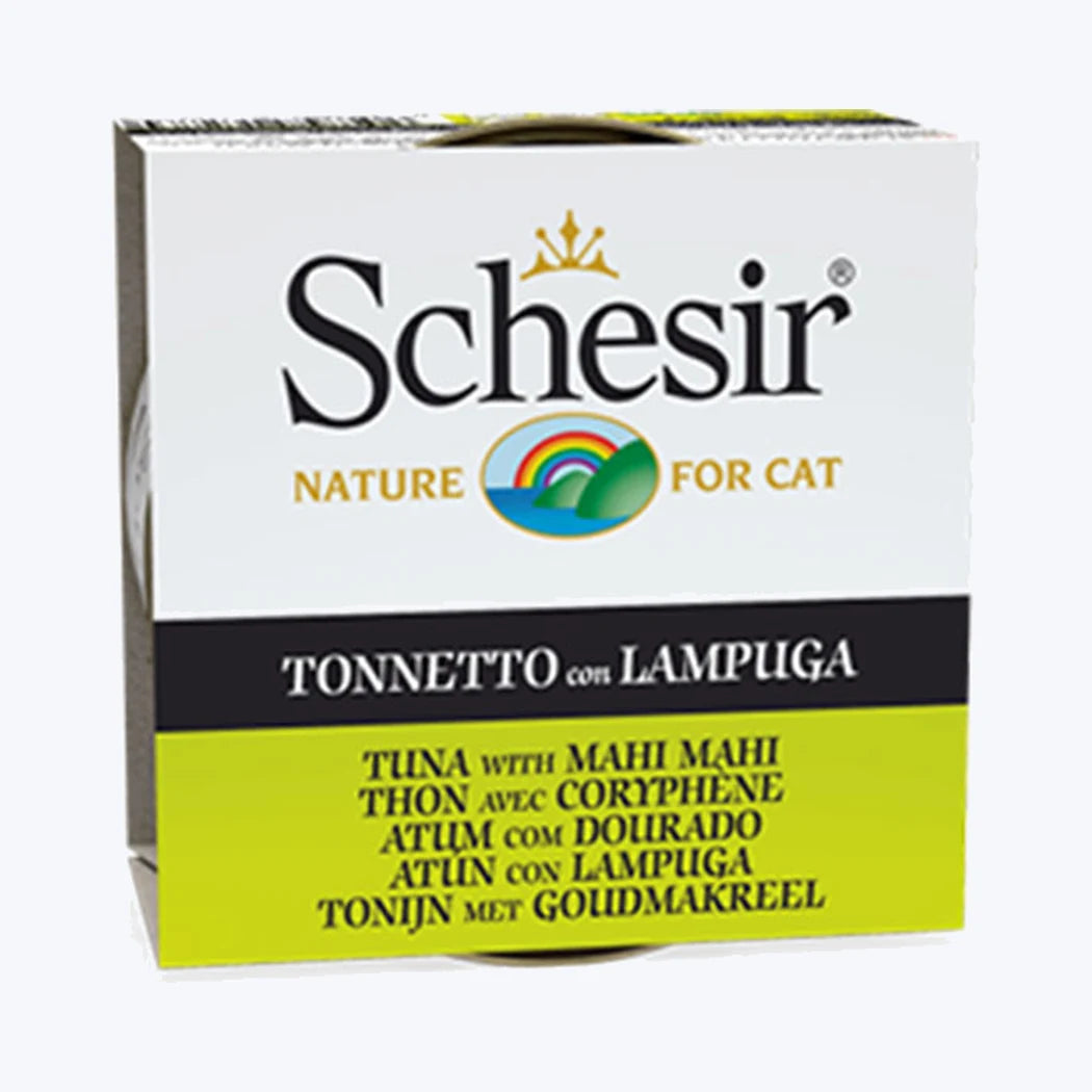 Schesir Jelly - Ton Balıklı ve Mahi Mahi Balıklı Yetişkin Kedi Konservesi