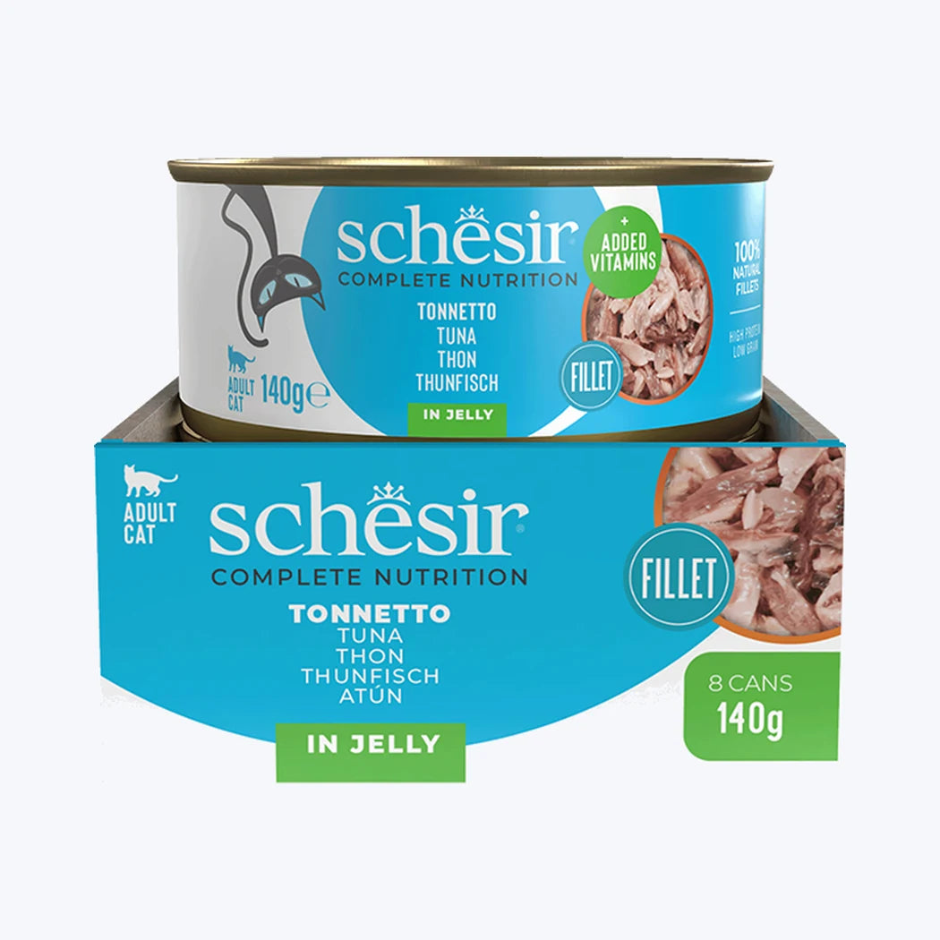 Schesir Jelly - Ton Balıklı Yetişkin Kedi Konservesi 140 gr