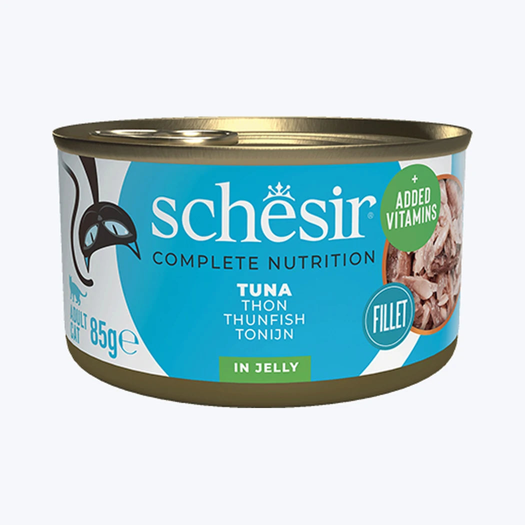 Schesir Jelly - Ton Balıklı Yetişkin Kedi Konservesi