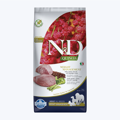 N&D Quinoa Tahılsız Kuzulu Yetişkin Köpek Maması Weight Management 7 Kg