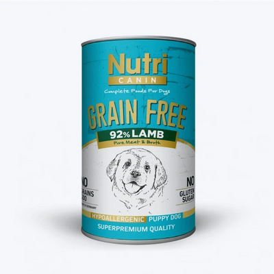 Nutri Canin Kuzulu ve Tatlı Patatesli Yavru Köpek Konservesi 400 Gr