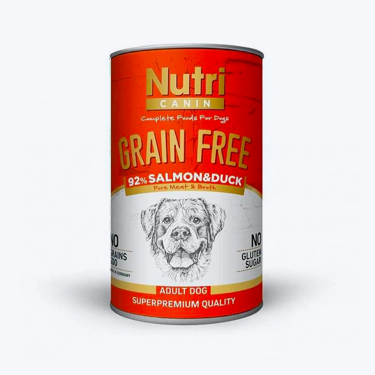 Nutri Canin Somonlu ve Ördekli Tatlı Patatesli Tahılsız Köpek Konservesi