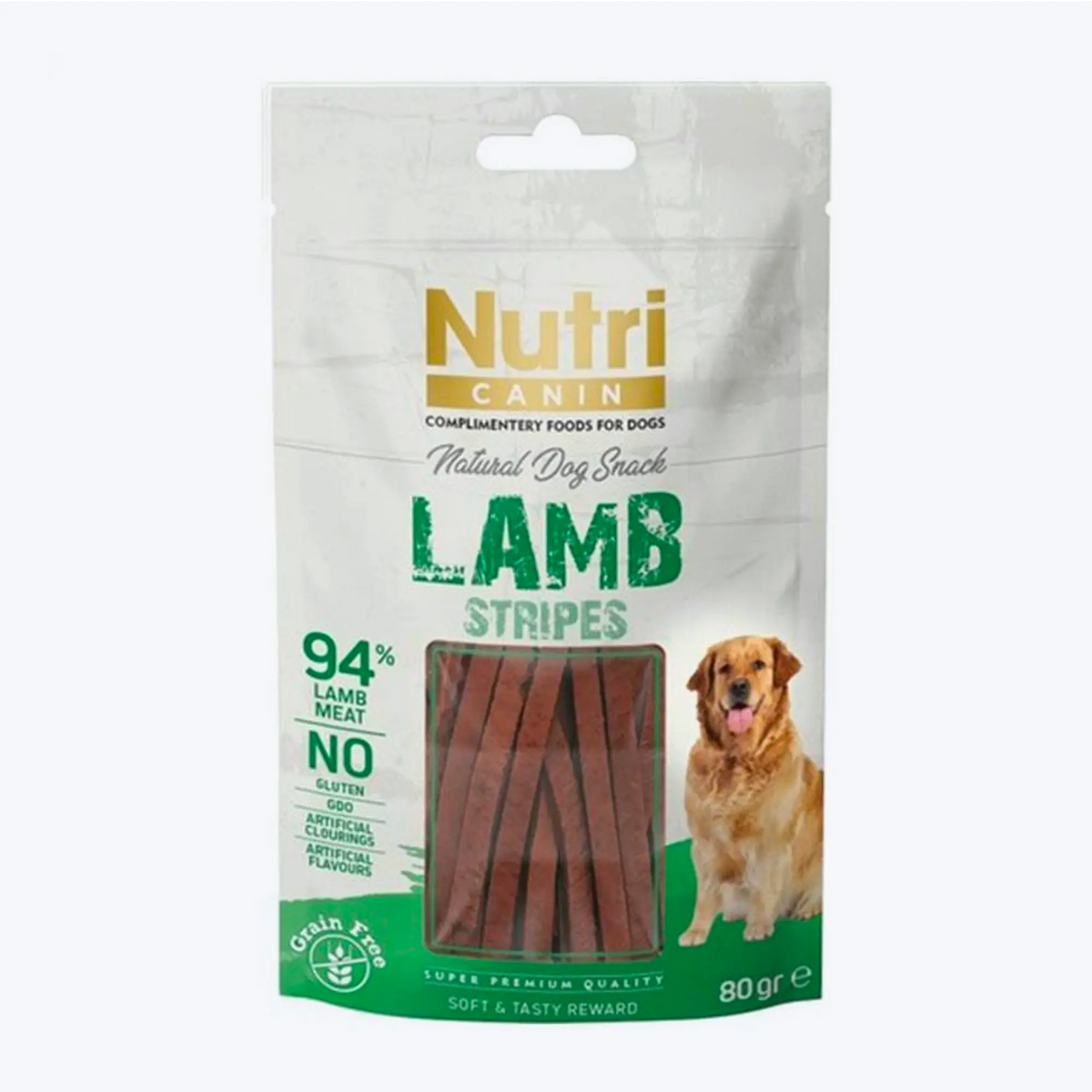 Nutri Canin Lamb Stripes Snack Kuzu Etli Köpek Ödülü