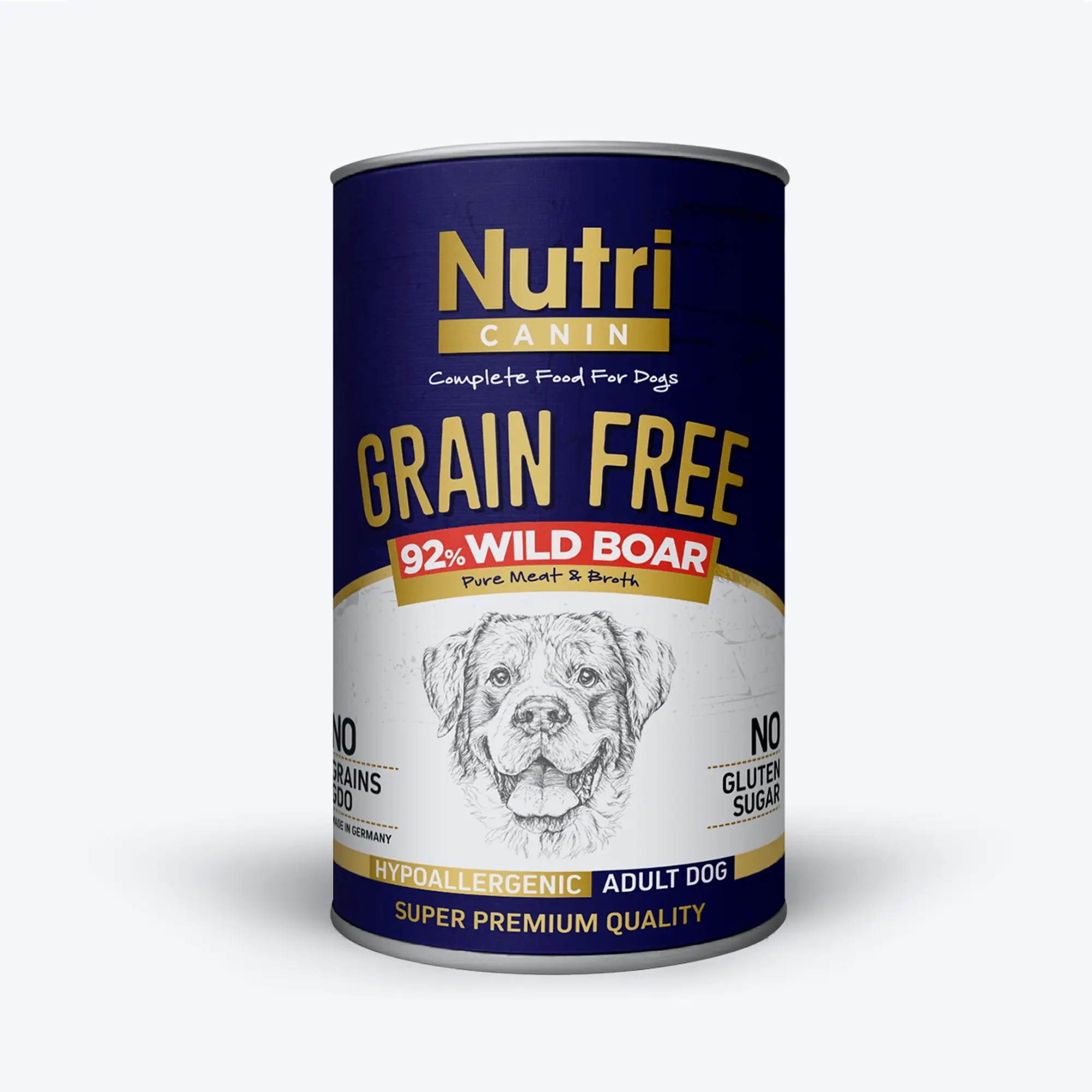 Nutri Canin Yaban Domuzlu Yetişkin Köpek Konservesi 400 Gr