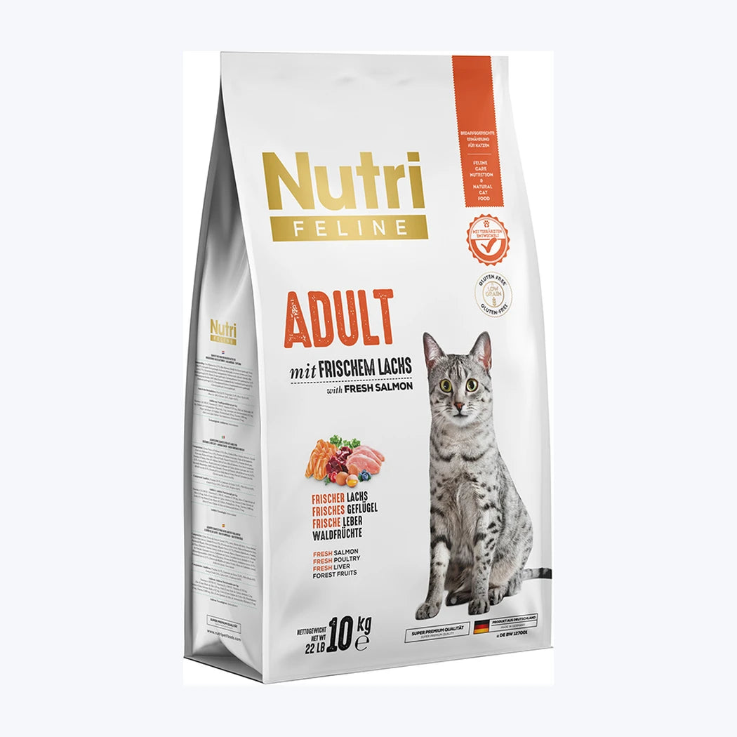 Nutri Feline Adult Somonlu Yetişkin Kedi Maması 10 kg