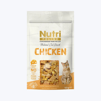 Nutri Feline Chicken Cheese Snack Tavuklu ve Peynirli Kedi Ödülü