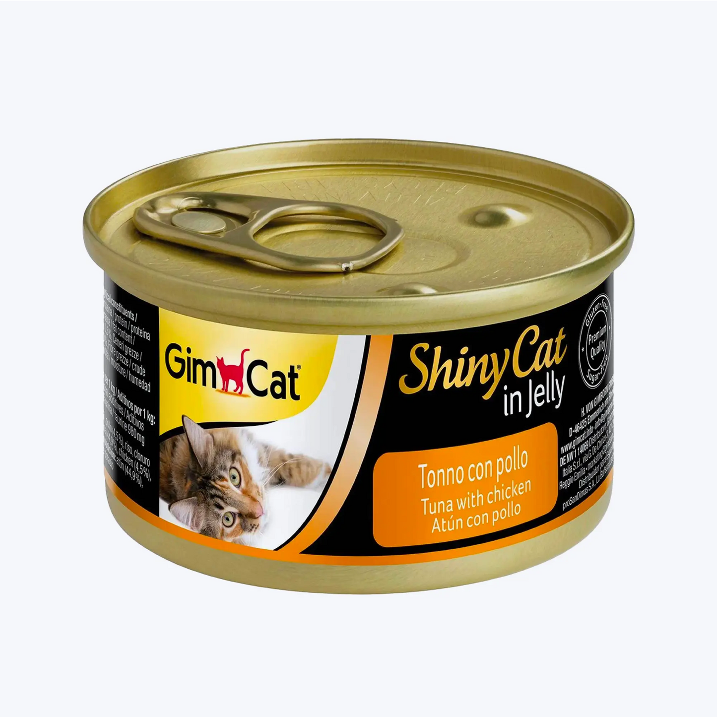 GimCat Shinycat Tuna Balıklı Tavuklu Konserve Kedi Maması 70 Gr