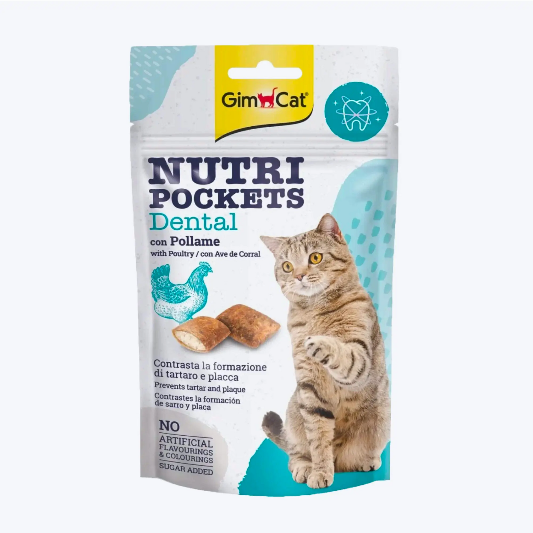 GimCat Nutripockets Kedi Ödülü Dental 60 Gr