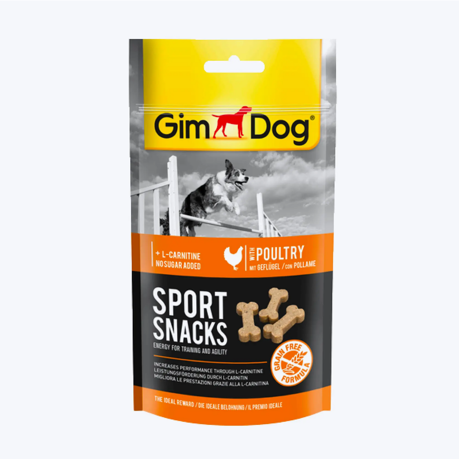 GimDog Sportsnacks Tavuk&L-Carnitinli Ödül Tableti 60 Gr