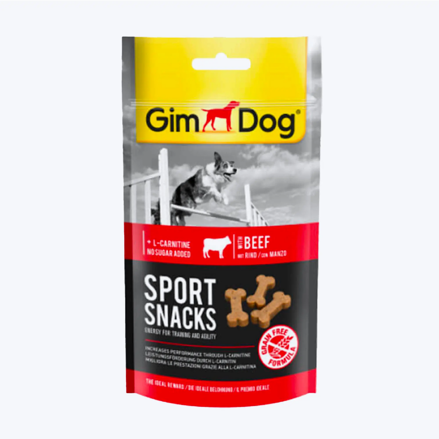 GimDog Sportsnacks Beef - Sığır etli Ödül Tableti 60 Gr
