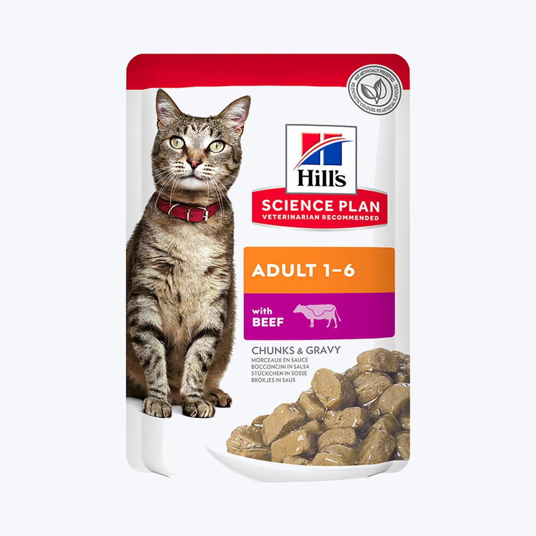 Hill's SCIENCE PLAN Sığırlı Yetişkin Kedi Pouch