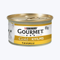 Gourmet Gold Kıyılmış Tavuklu Yetişkin Kedi Konservesi
