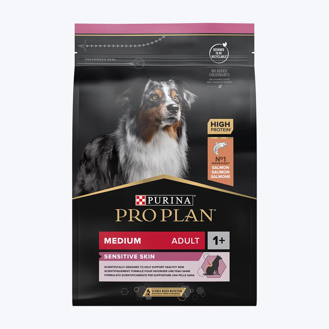 Pro Plan Medium Sensitive Skin Somonlu Yetişkin Orta Irk Köpek Maması 3 Kg