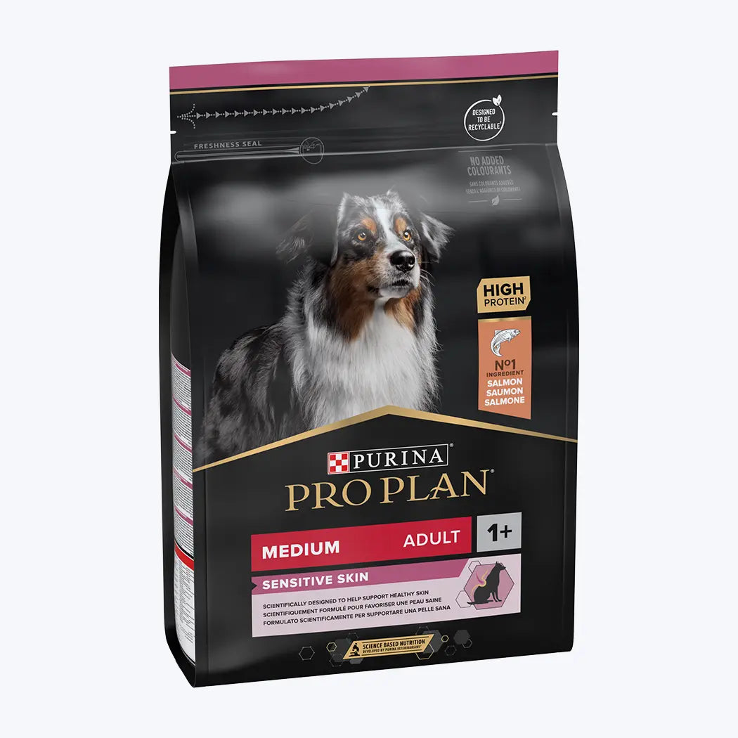 
Pro Plan Medium Sensitive Skin Somonlu Yetişkin Orta Irk Köpek Maması 3 Kg
