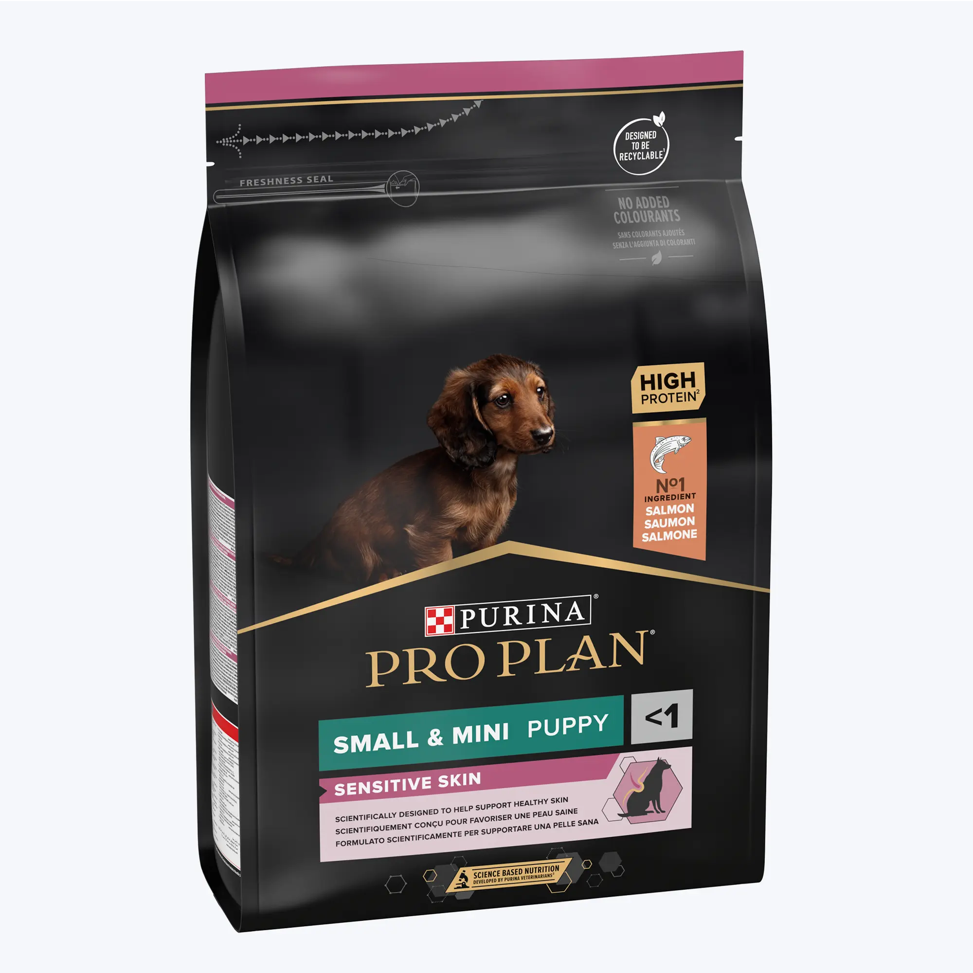 Pro Plan Opti Derma Sensitive Skin Puppy Small&Mini Somonlu Küçük Irk Yavru Köpek Maması 3 Kg