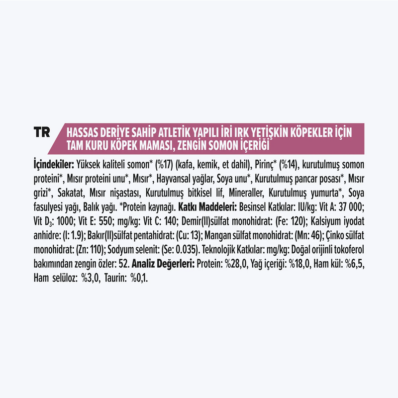 Pro Plan Large Athletic Büyük Irk Somonlu Yetişkin Köpek Maması
