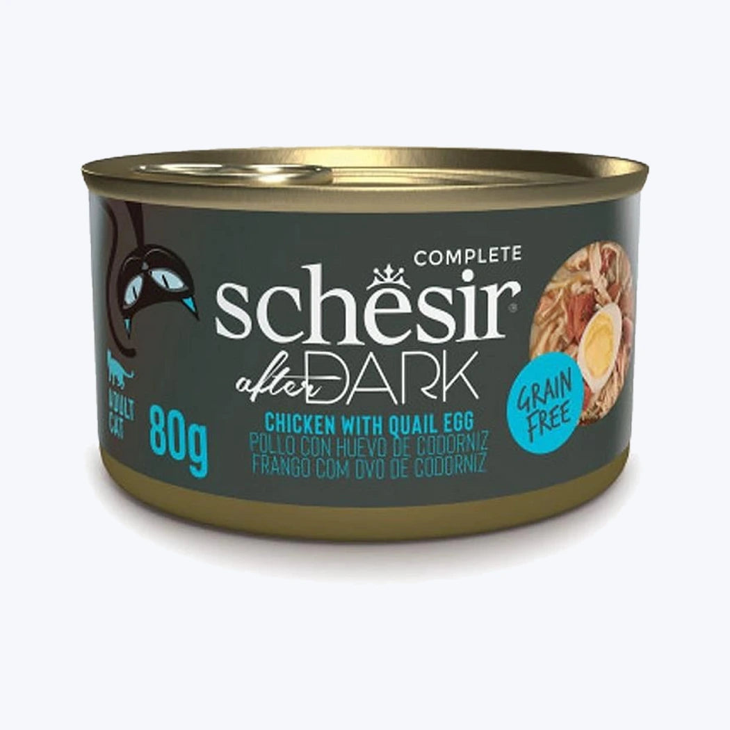 Schesir After Dark - Tavuklu Bıldırcın Yumurtalı Yetişkin Kedi Konservesi