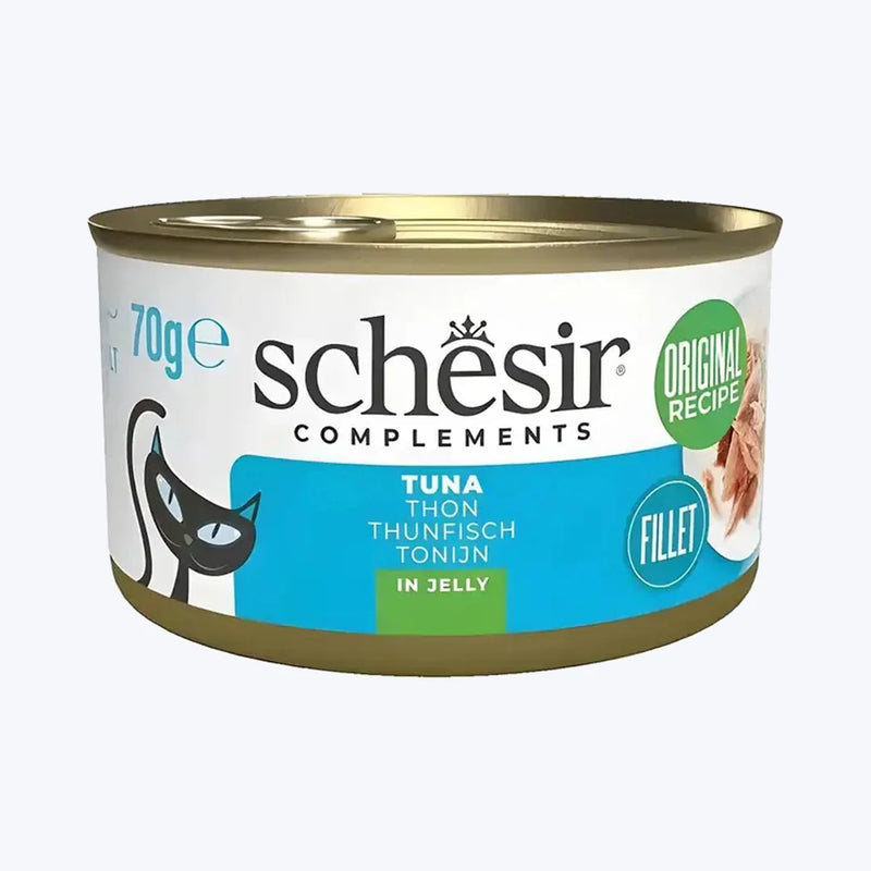 Schesir Jelly - Ton Balıklı Tamamlayıcı Kedi Konservesi