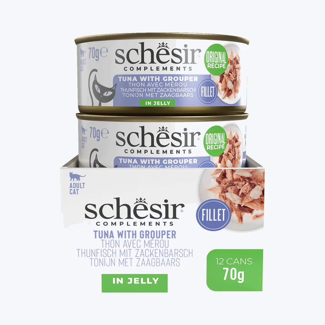Schesir Jelly - Ton Balıklı ve Orfozlu Tamamlayıcı Kedi Konservesi