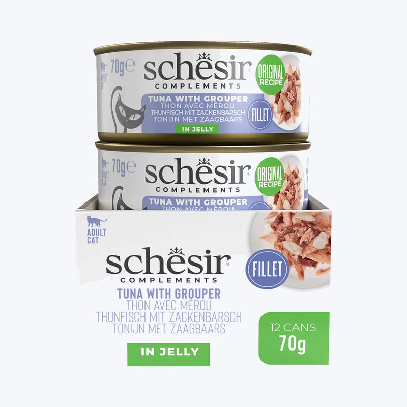 Schesir Jelly - Ton Balıklı ve Orfozlu Tamamlayıcı Kedi Konservesi
