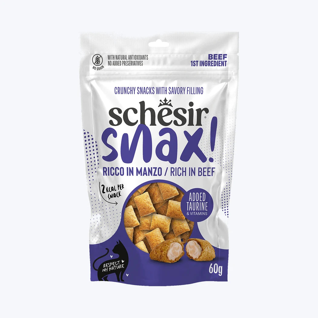 Schesir Snax - Sığır Etli Dolgulu Kedi Ödül Maması