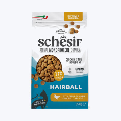 Schesir Monoprotein - Tüy Yumağı Kontrolü Tavuklu Yetişkin Kedi Maması