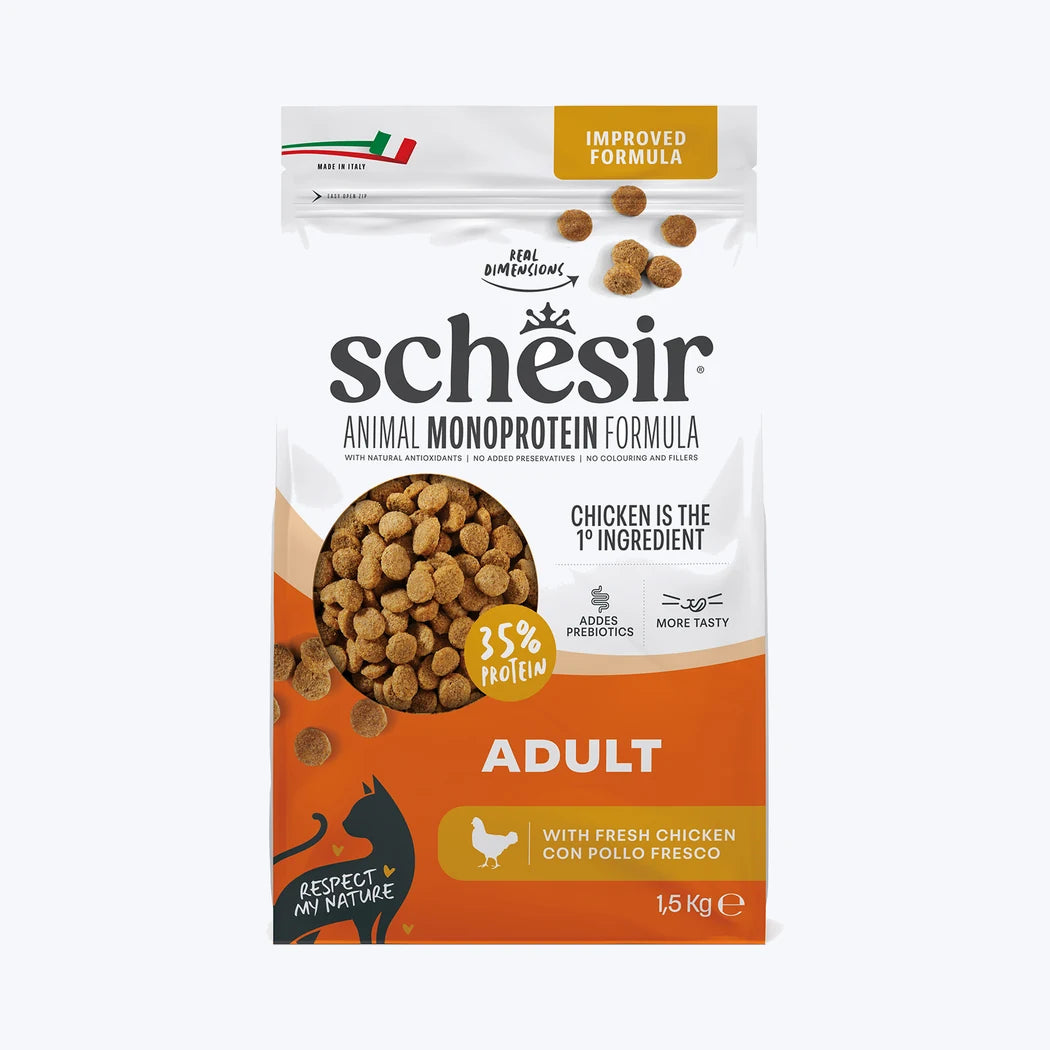 Schesir Monoprotein - Tavuklu Yetişkin Kedi Maması