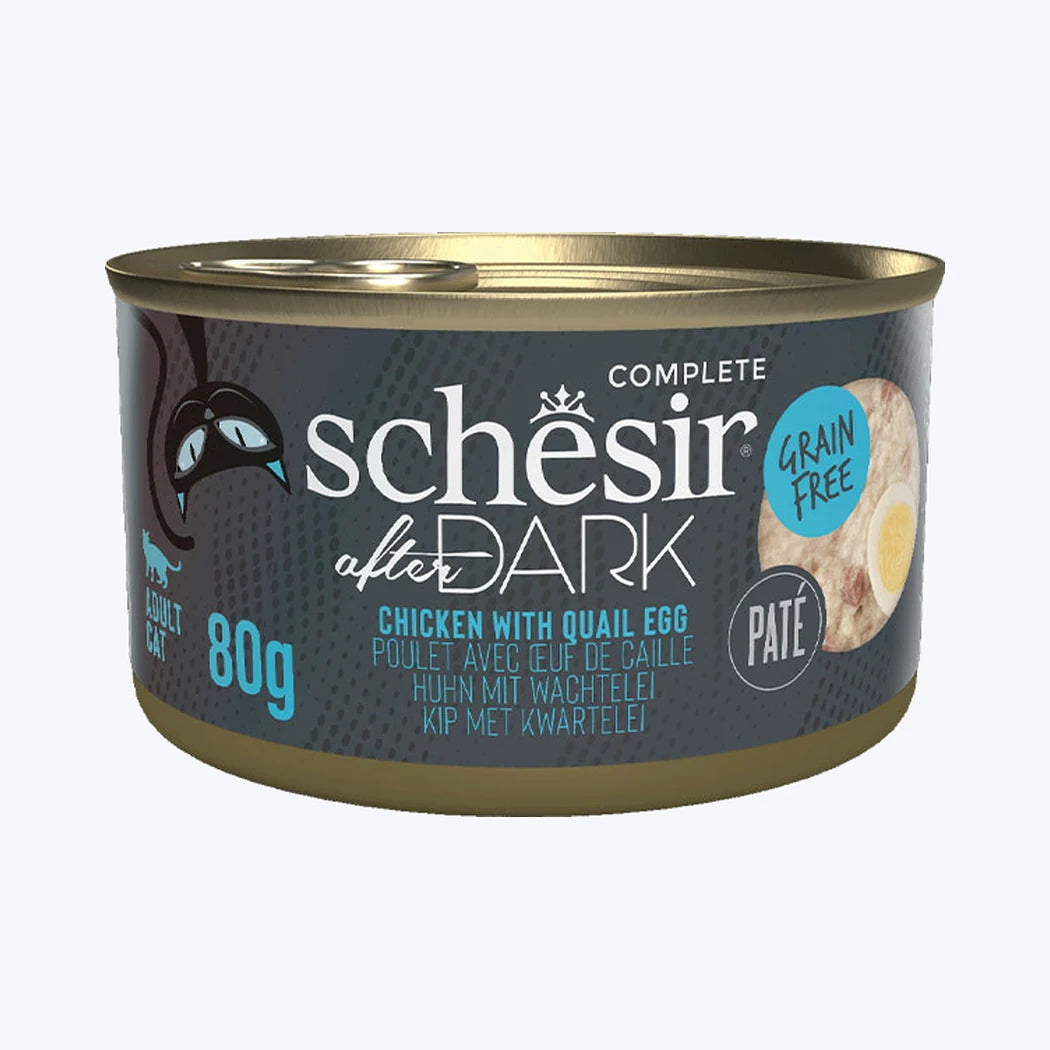 Schesir After Dark - Tavuklu Bıldırcın Yumurtalı Pate Yetişkin Kedi Konservesi