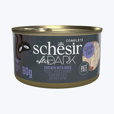 Schesir After Dark - Tavuklu Ördekli Pate Yetişkin Kedi Konservesi