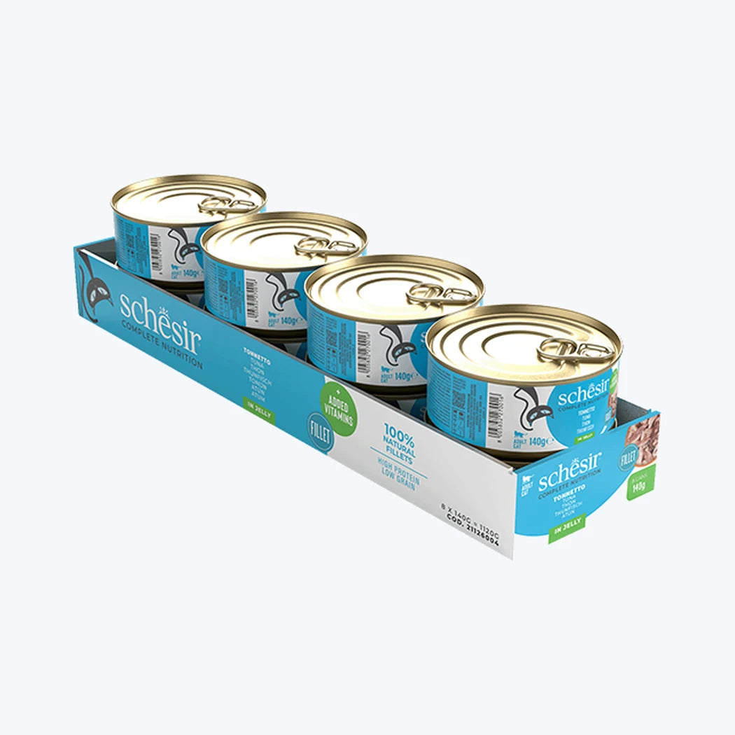 Schesir Jelly - Ton Balıklı Yetişkin Kedi Konservesi 140 gr