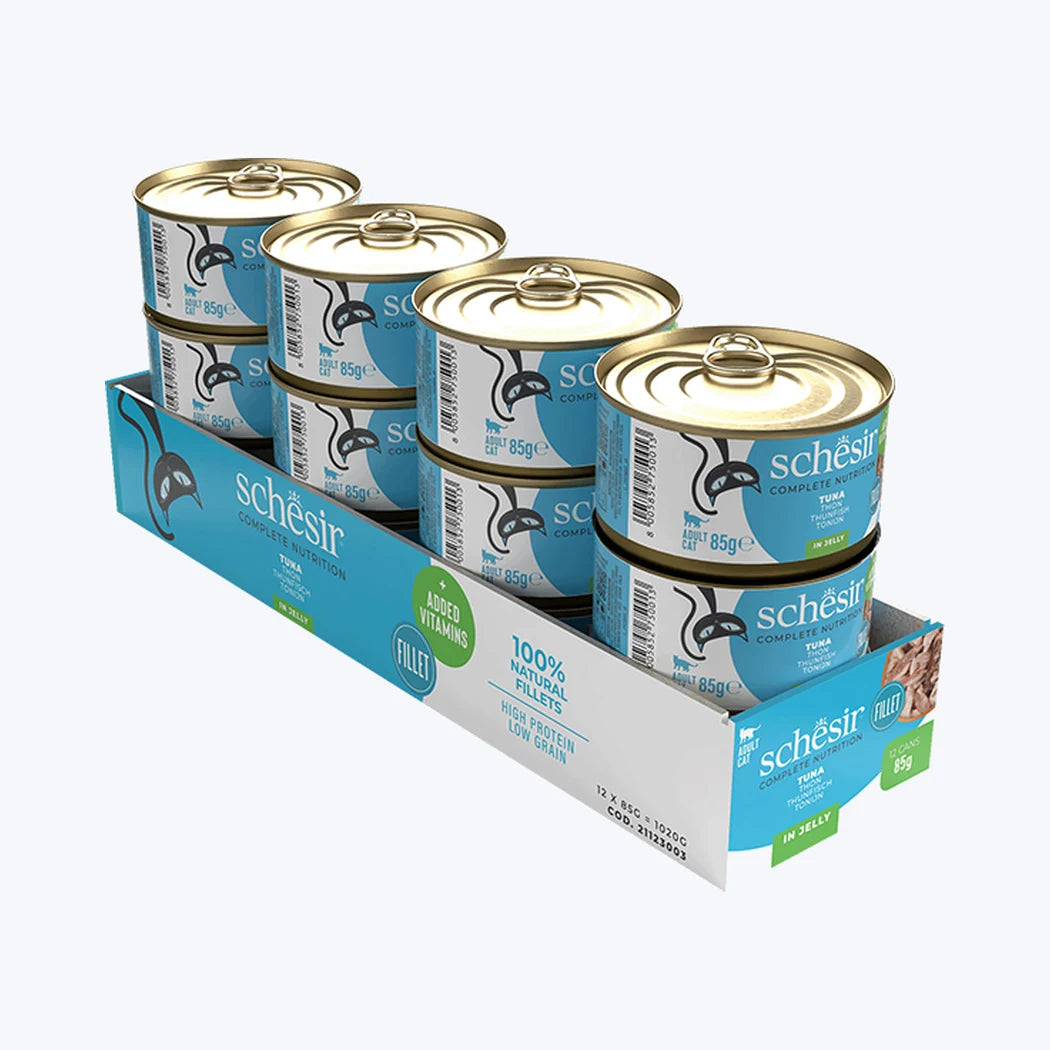 Schesir Jelly - Ton Balıklı Yetişkin Kedi Konservesi
