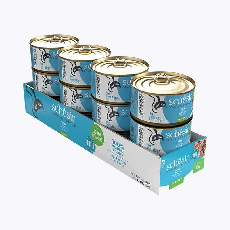 Schesir Jelly - Ton Balıklı Yetişkin Kedi Konservesi