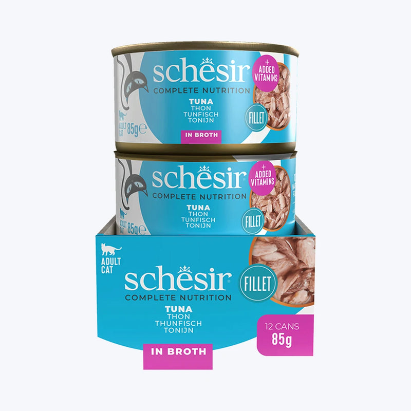 Schesir Broth - Ton Balıklı Yetişkin Kedi Konservesi