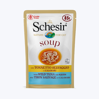 Schesir Soup - Ton Balıklı ve Kalamarlı Yetişkin Kedi Çorbası