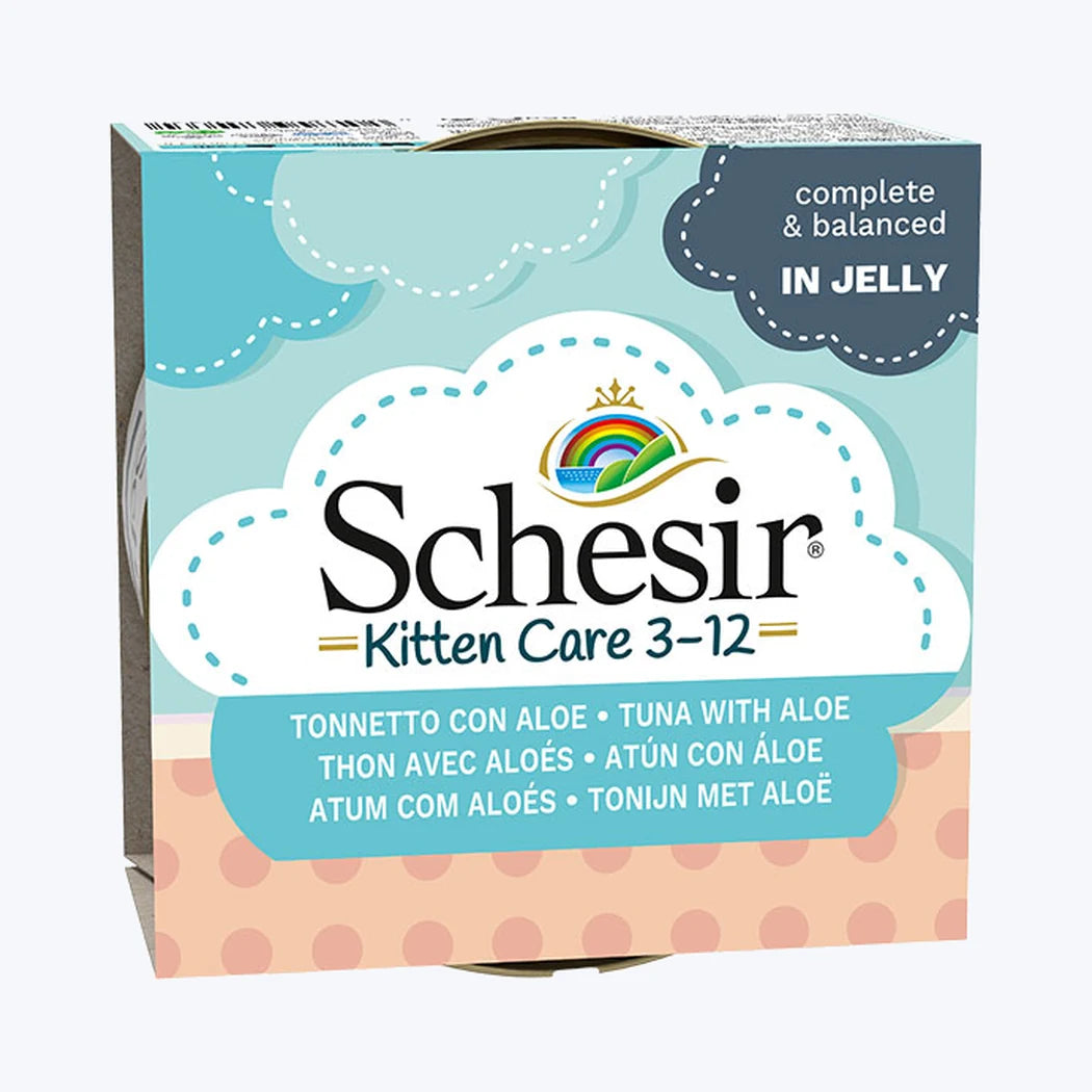 Schesir Jelly - Ton Balıklı ve Aloe Veralı Yavru Kedi Konservesi