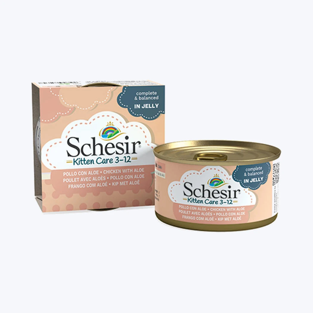 Schesir Jelly - Tavuklu ve Aloe Veralı Yavru Kedi Konservesi