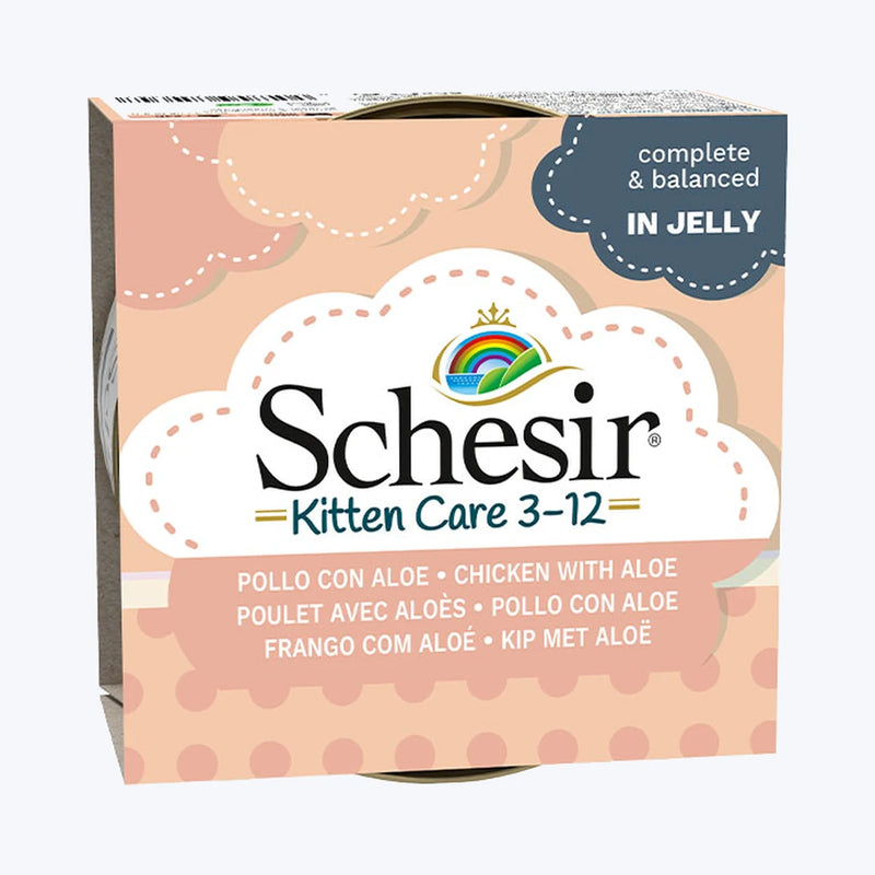 Schesir Jelly - Tavuklu ve Aloe Veralı Yavru Kedi Konservesi