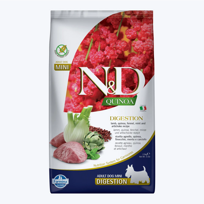 N&D Quinoa Tahılsız Digestion Mini Yetişkin Köpek Maması 2,5 Kg