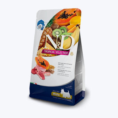 N&D Tropical Selection Kuzulu Tropikal Meyveli Küçük Irk Yetişkin Köpek Maması