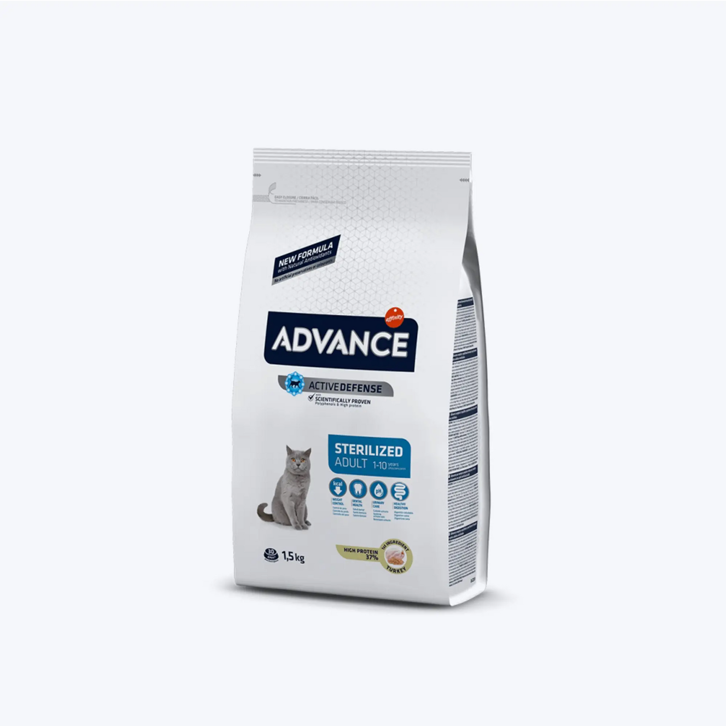 Advance Sterilized Hindili Kısırlaştırılmış Kedi Maması 1.5 Kg