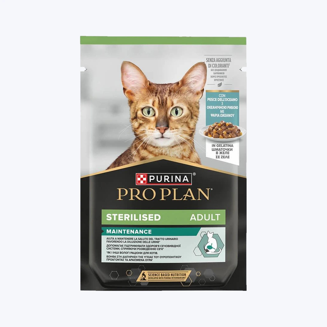 Pro Plan Jöle İçinde Okyanus Balıklı Kısırlaştırılmış Kedi Pouch