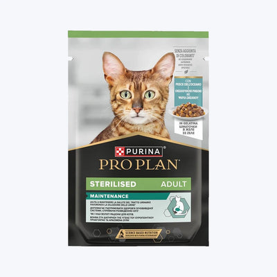 Pro Plan Jöle İçinde Okyanus Balıklı Kısırlaştırılmış Kedi Pouch