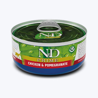 N&D Prime Tahılsız Tavuklu ve Narlı Yetişkin Kedi Konservesi
