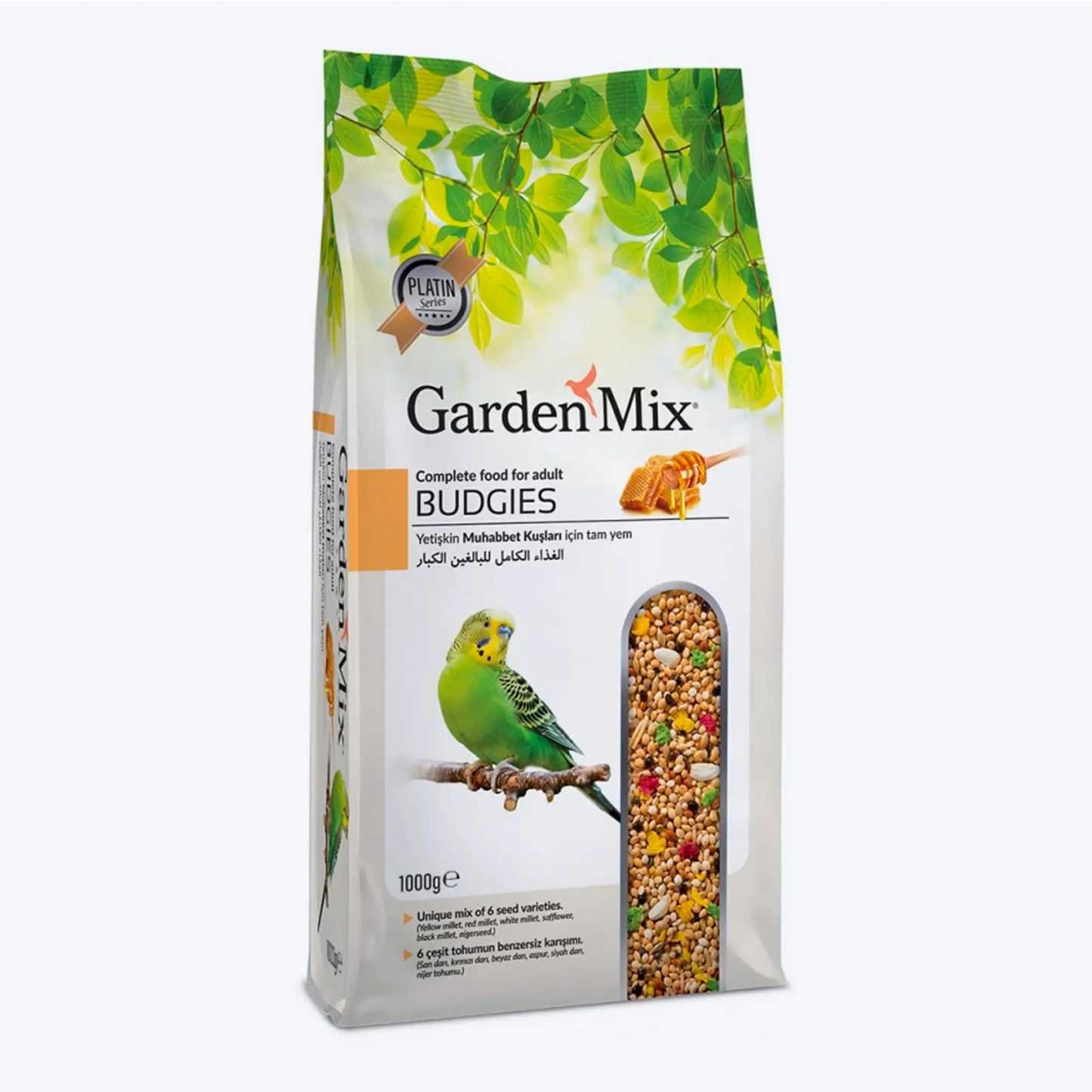 Garden Mix Platin Ballı Muhabbet Kuş Yemi 1 Kg