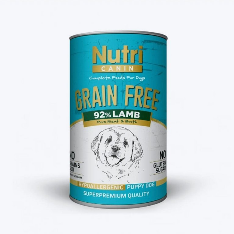 Nutri Canin Kuzulu ve Tatlı Patatesli Yavru Köpek Konservesi 400 Gr