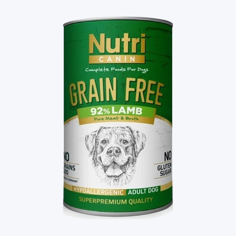 Nutri Canin Kuzu Etli Tahılsız Yetişkin Köpek Konservesi